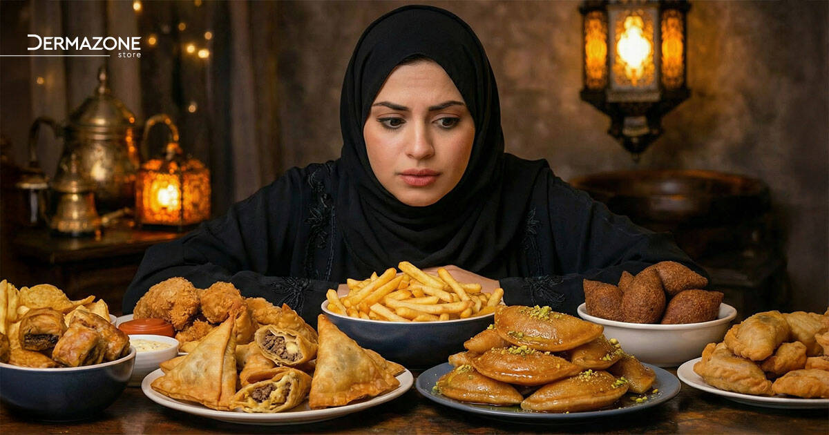 ظهور الحبوب في رمضان
